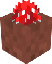 Potted Red Mushroom